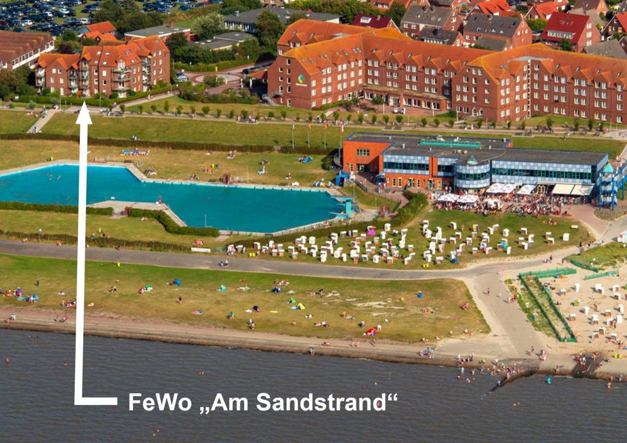 Ferienwohnung Residenz Am Sandstrand Norddeich Norden Exterior foto